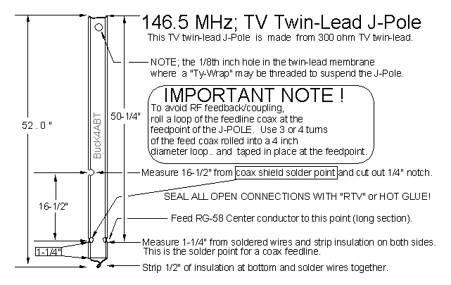 Twin Lead J-pole